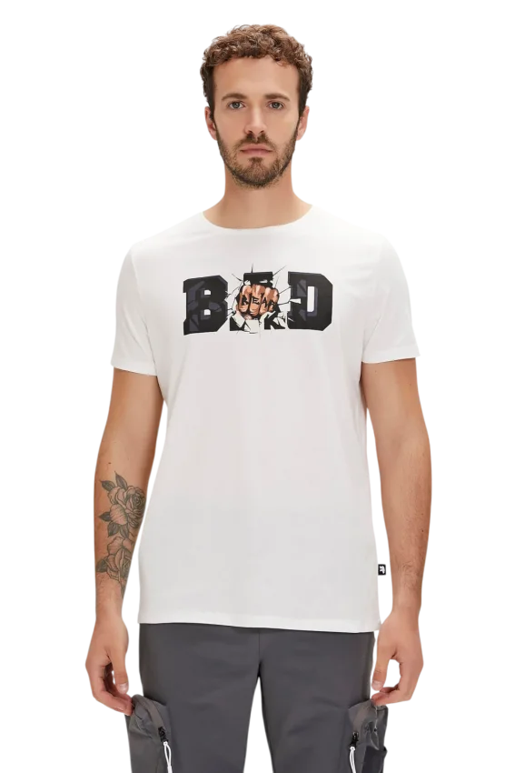 Bad Bear BANG T-SHIRT BEYAZ Erkek Tshirt - 1