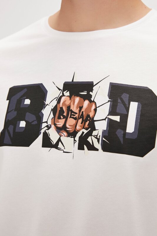 Bad Bear BANG T-SHIRT BEYAZ Erkek Tshirt - 5