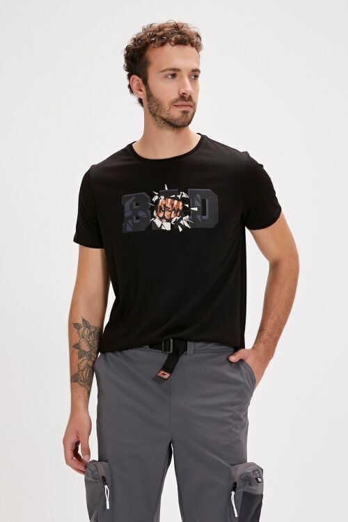 Bad Bear Bang Siyah Erkek Tshirt - 1