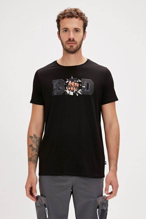 Bad Bear Bang Siyah Erkek Tshirt - 4