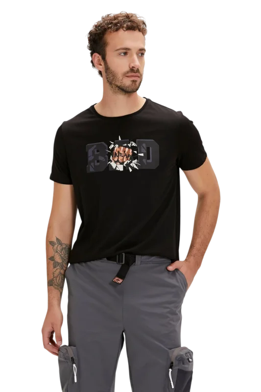 Bad Bear Bang Siyah Erkek Tshirt 