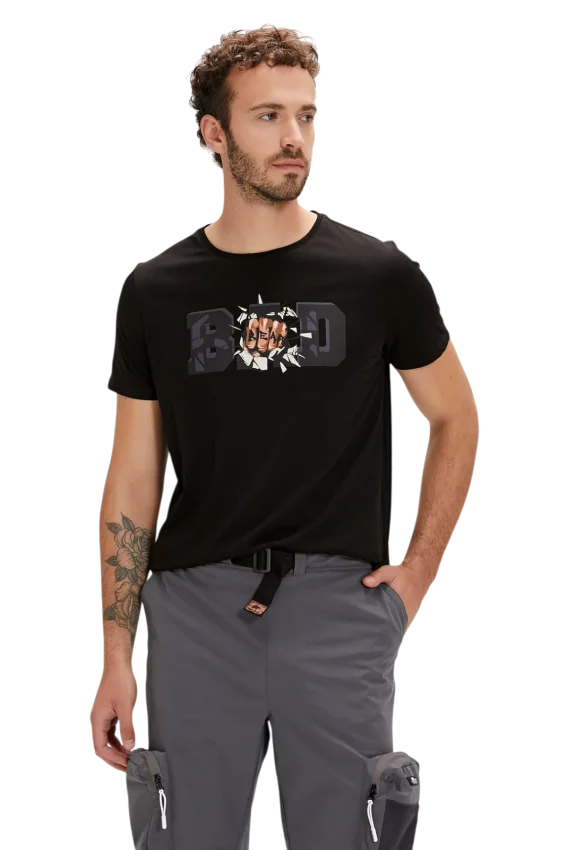 Bad Bear Bang Siyah Erkek Tshirt - 1