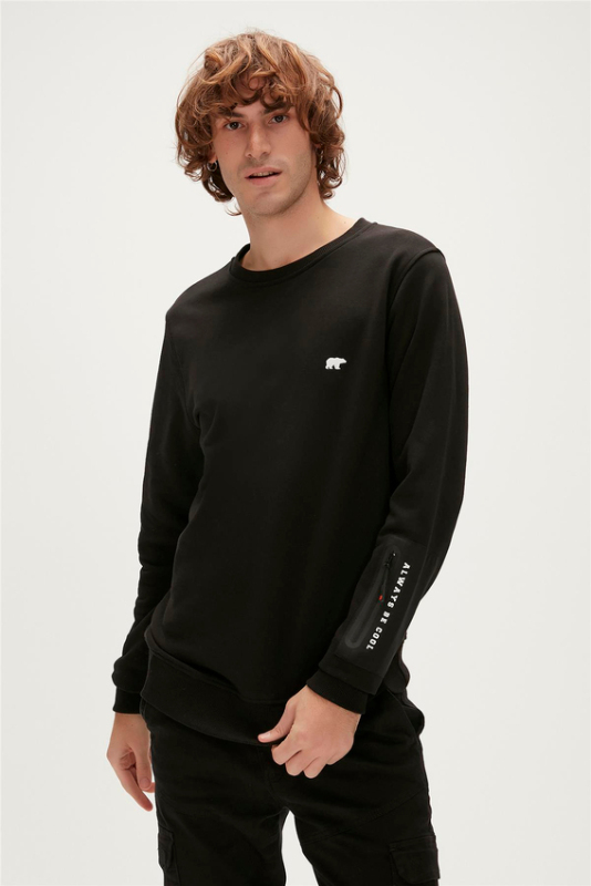 Bad Bear BE COOL CREWNECK LACİVERT Erkek Sweatshirt - 3