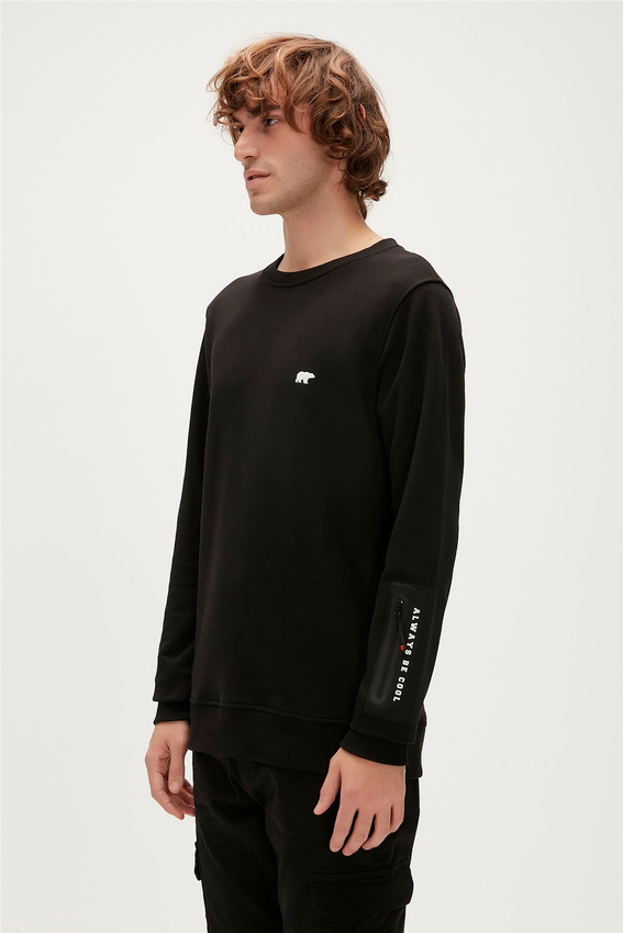 Bad Bear BE COOL CREWNECK LACİVERT Erkek Sweatshirt - 5