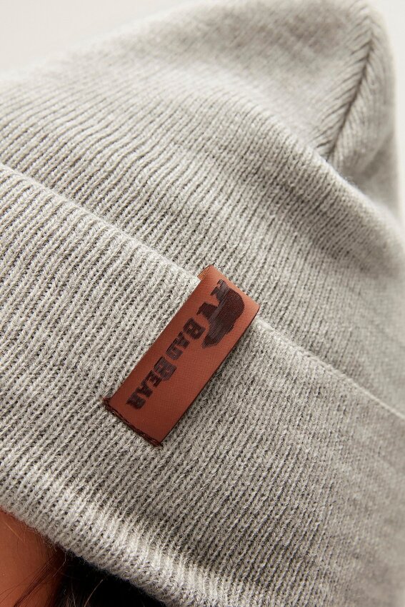 Bad Bear Bearman Beanie Gri Erkek Bere - 3