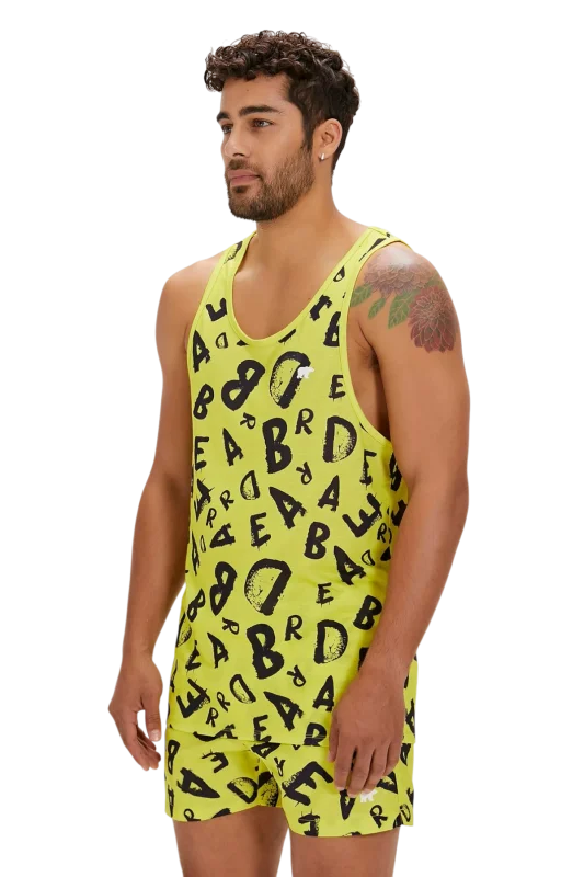 Bad Bear Bling Tank-Top Sarı Erkek Atlet - Bad Bear (1)