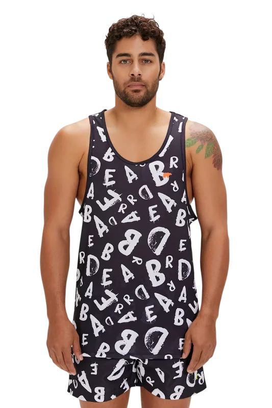 Bad Bear Bling Tank-Top Siyah Erkek Atlet 