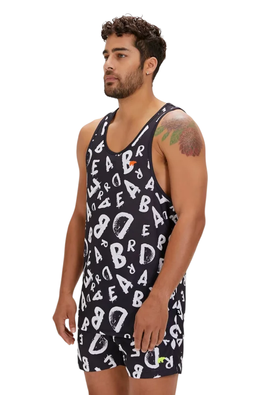 Bad Bear Bling Tank-Top Siyah Erkek Atlet - Bad Bear (1)