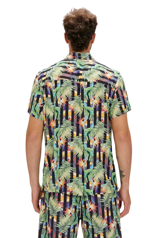 Bad Bear Bloom Siyah Erkek Gömlek - 4