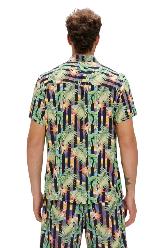 Bad Bear Bloom Siyah Erkek Gömlek - 4