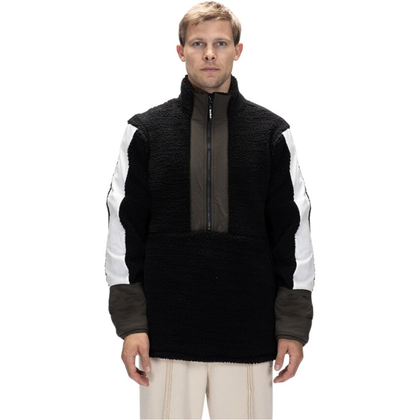 Bad Bear Bomb Hall Zip Siyah Erkek Sweatshirt - 1