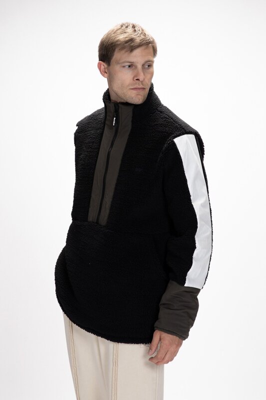 Bad Bear Bomb Hall Zip Siyah Erkek Sweatshirt - 3