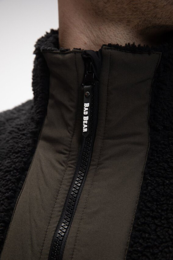 Bad Bear Bomb Hall Zip Siyah Erkek Sweatshirt - 6