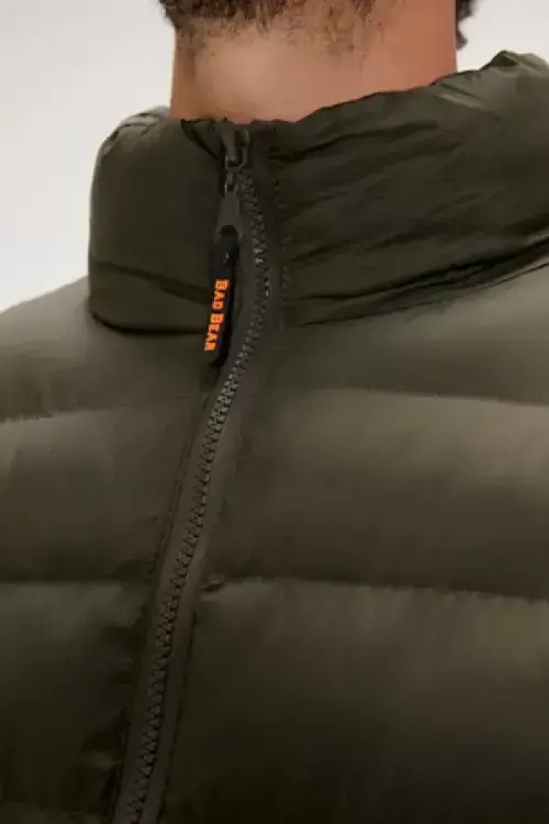 Bad Bear BOSS PUFFER JACKET Haki Erkek Mont - 5