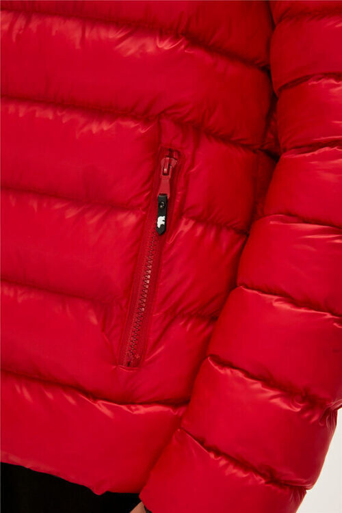 Bad Bear Boss Puffer Kırmızı Erkek Mont - 5