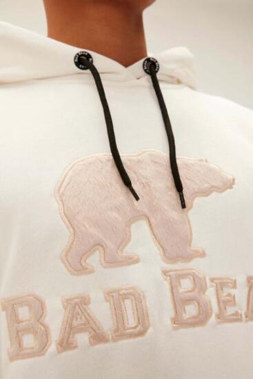 Bad Bear BRAND HOODIE BEYAZ Erkek Sweatshirt - 4