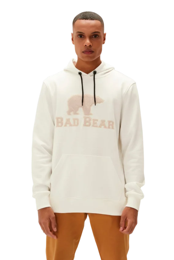 Bad Bear BRAND HOODIE BEYAZ Erkek Sweatshirt - 1