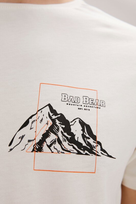Bad Bear CARL T-SHIRT BEYAZ Erkek Tshirt - 6