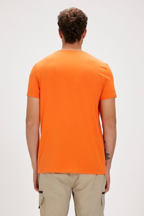 Bad Bear CARL T-SHIRT Turuncu Erkek Tshirt - 4