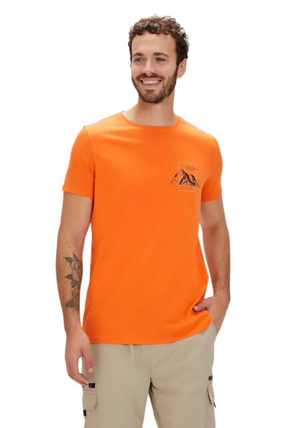 Bad Bear CARL T-SHIRT Turuncu Erkek Tshirt - 2