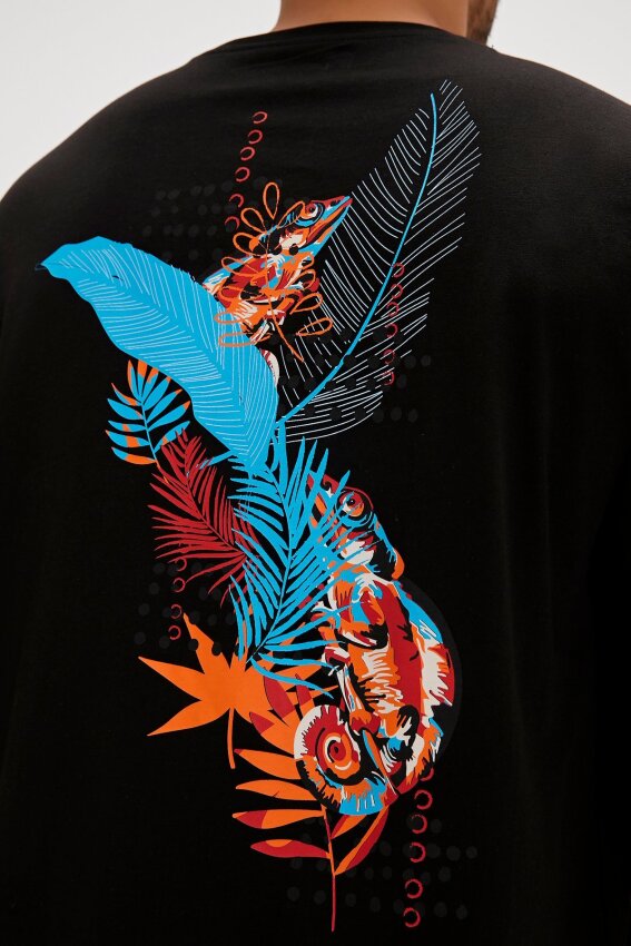 Bad Bear CHAMELON T-SHIRT OS SİYAH Erkek Tshirt - 4