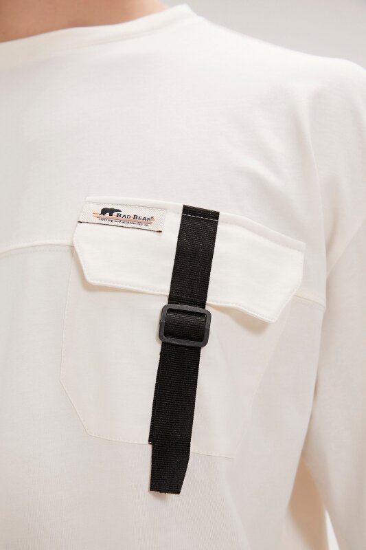 Bad Bear CLIFFORD T-SHIRT BEYAZ Erkek Tshirt - 6