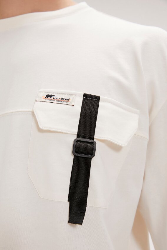 Bad Bear CLIFFORD T-SHIRT BEYAZ Erkek Tshirt - 6