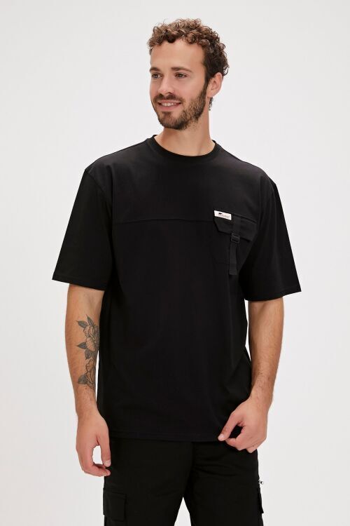 Bad Bear CLIFFORD T-SHIRT SİYAH Erkek Tshirt - Bad Bear