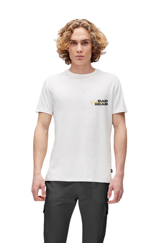 Bad Bear Collective Beyaz Erkek Tshirt - 1