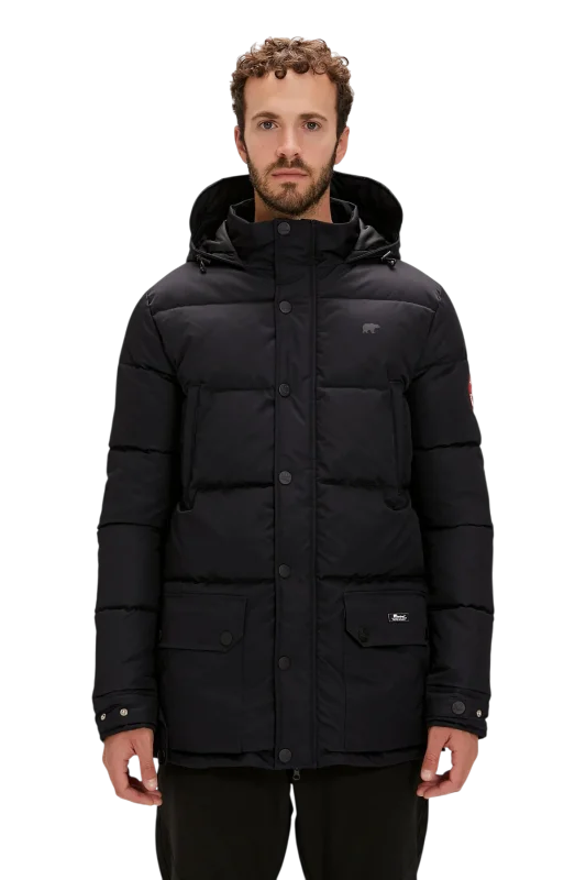 Bad Bear Colonel Puffer Coat Siyah Erkek Mont 