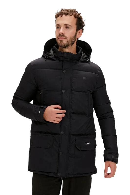 Bad Bear Colonel Puffer Coat Siyah Erkek Mont - 3