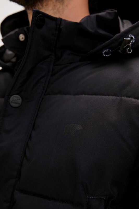 Bad Bear Colonel Puffer Coat Siyah Erkek Mont - 6