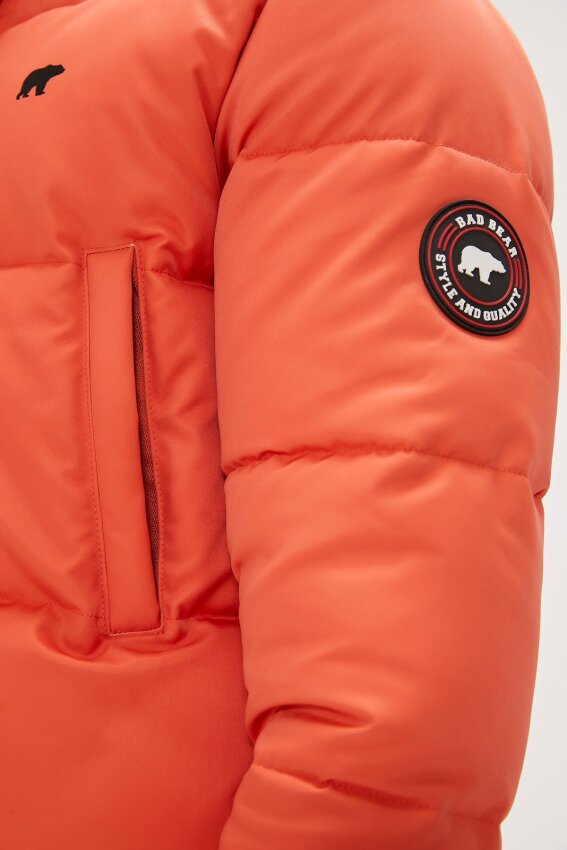 Bad Bear Colonel Puffer Coat Turuncu Erkek Mont - 7