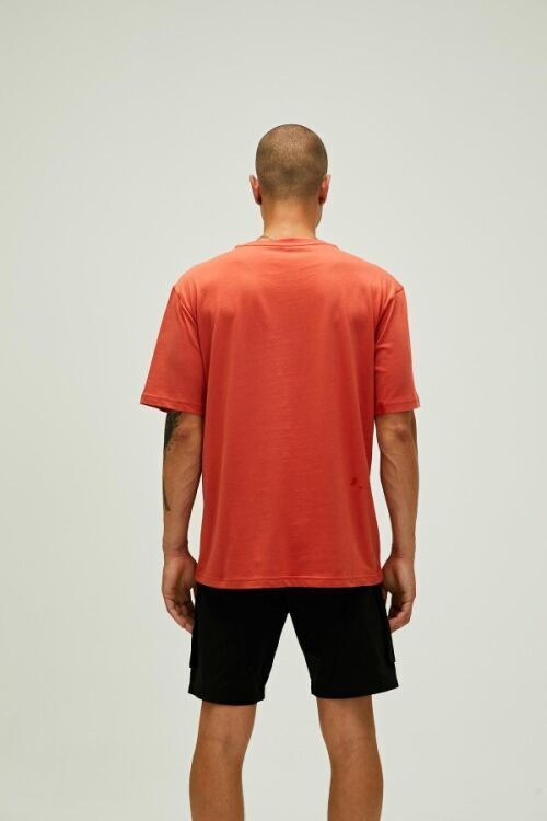 Bad Bear COMPAS T-SHIRT Kızıl Erkek Tshirt - 5
