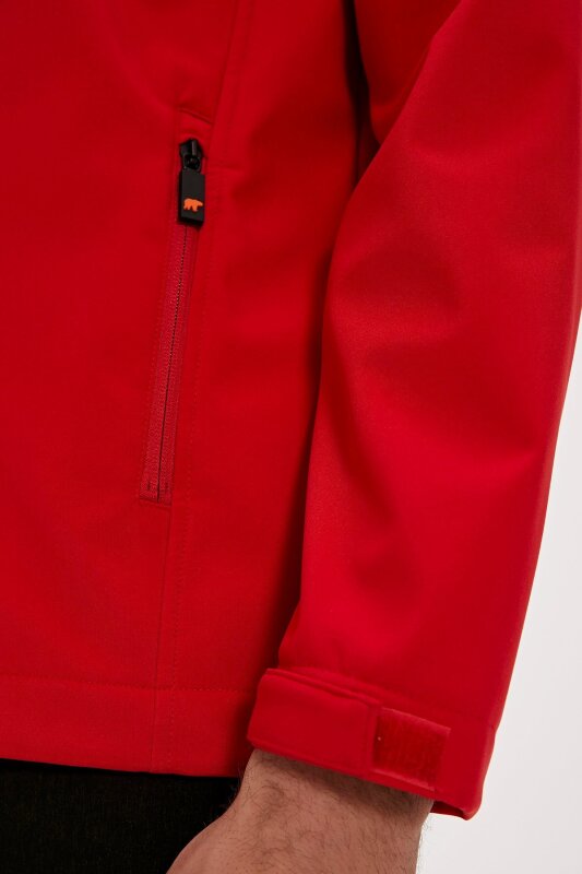 Bad Bear Conch Softshell Kırmızı Erkek Mont - 5