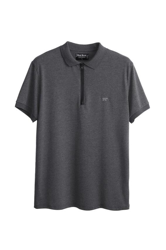 Bad Bear CORD POLO Antrasit Melanj Erkek Polo Tshirt 21.01.07.010-C08 - 1