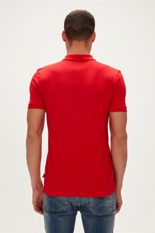 Bad Bear CORD POLO KIRMIZI Erkek Polo Tshirt - 3