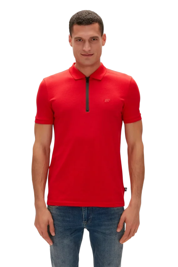 Bad Bear CORD POLO KIRMIZI Erkek Polo Tshirt - 1