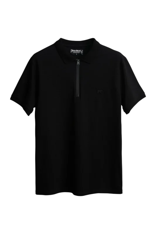 Bad Bear Cord Siyah Erkek Polo Tshirt - 5