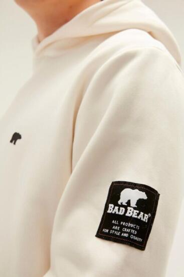 Bad Bear CORDLESS HOODIE BEYAZ Erkek Sweatshirt - 4