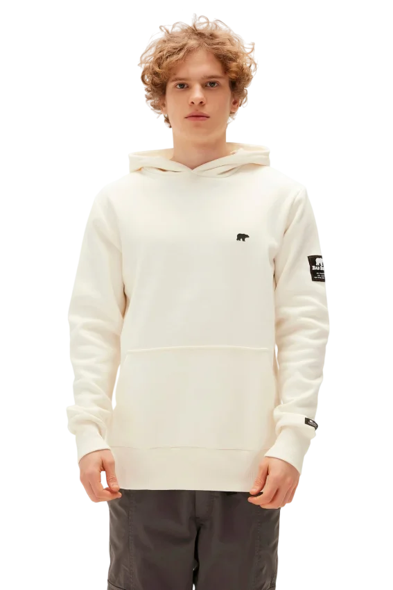 Bad Bear Cordless Hoodie Beyaz Erkek Sweatshirt - 1