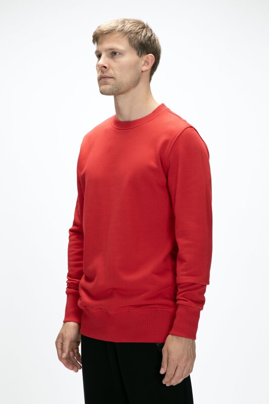 Bad Bear Corner Crewneck Kırmızı Erkek Sweatshirt - 2