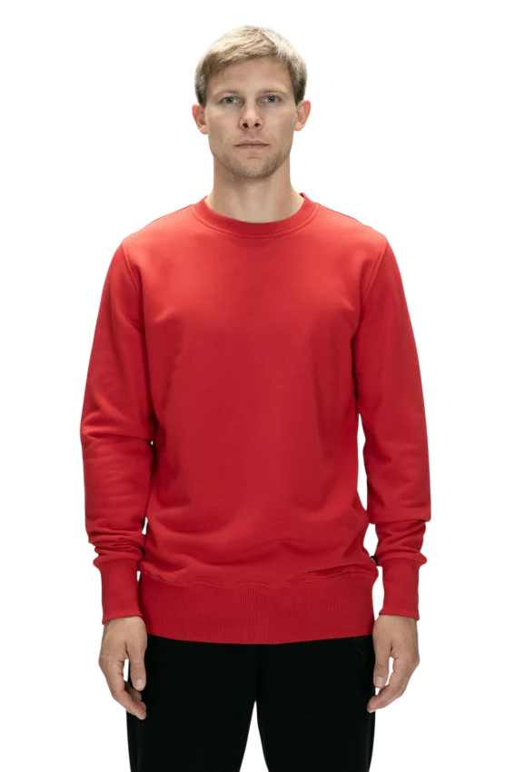 Bad Bear Corner Crewneck Kırmızı Erkek Sweatshirt - 1