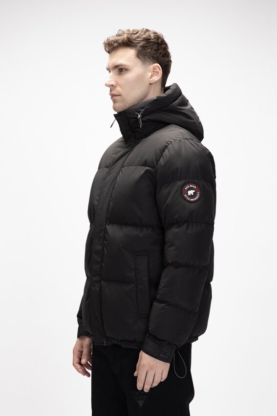 Bad Bear Cup Puffer Coat Siyah Erkek Mont - 2