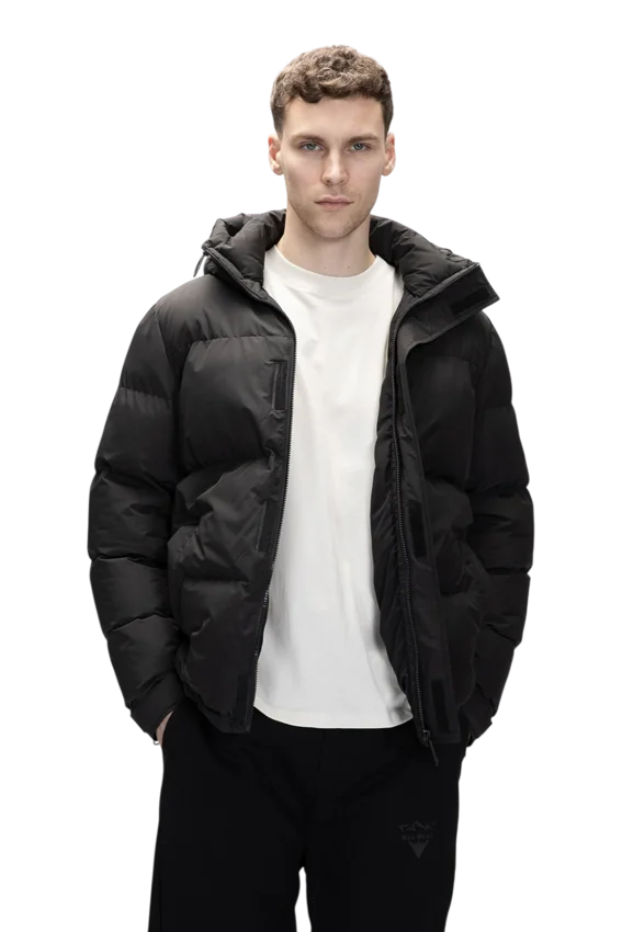 Bad Bear Cup Puffer Coat Siyah Erkek Mont - 3