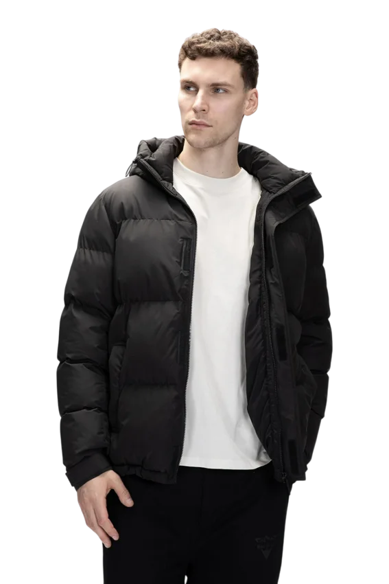 Bad Bear Cup Puffer Coat Siyah Erkek Mont - 4