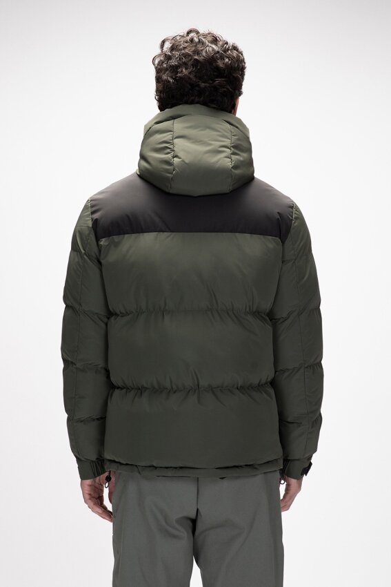 Bad Bear Cup Puffer Coat Yeşil Erkek Mont - 3