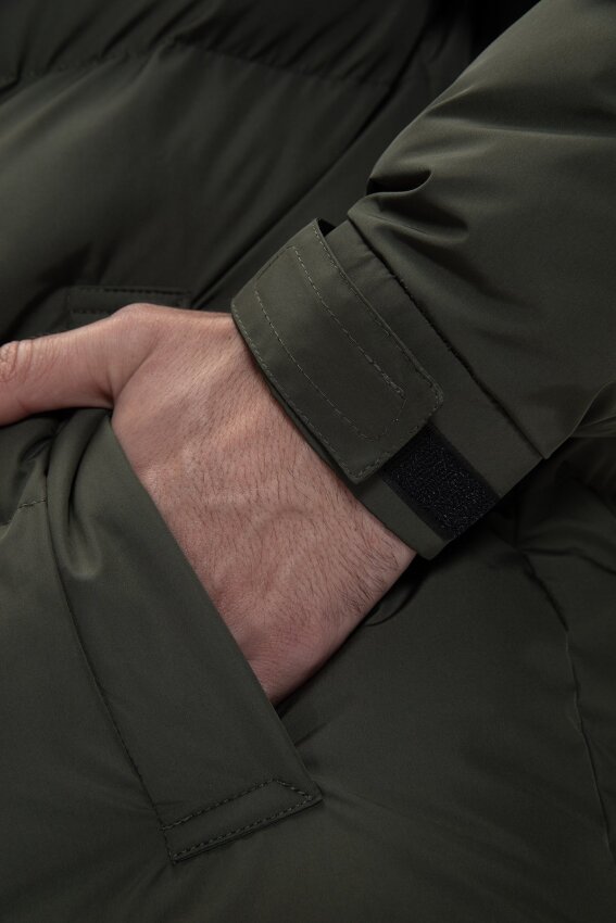 Bad Bear Cup Puffer Coat Yeşil Erkek Mont - 7