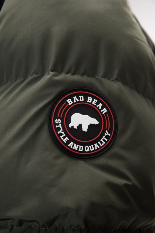 Bad Bear Cup Puffer Coat Yeşil Erkek Mont - 5