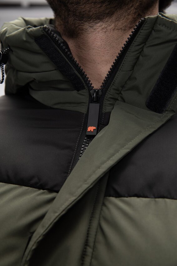 Bad Bear Cup Puffer Coat Yeşil Erkek Mont - 6